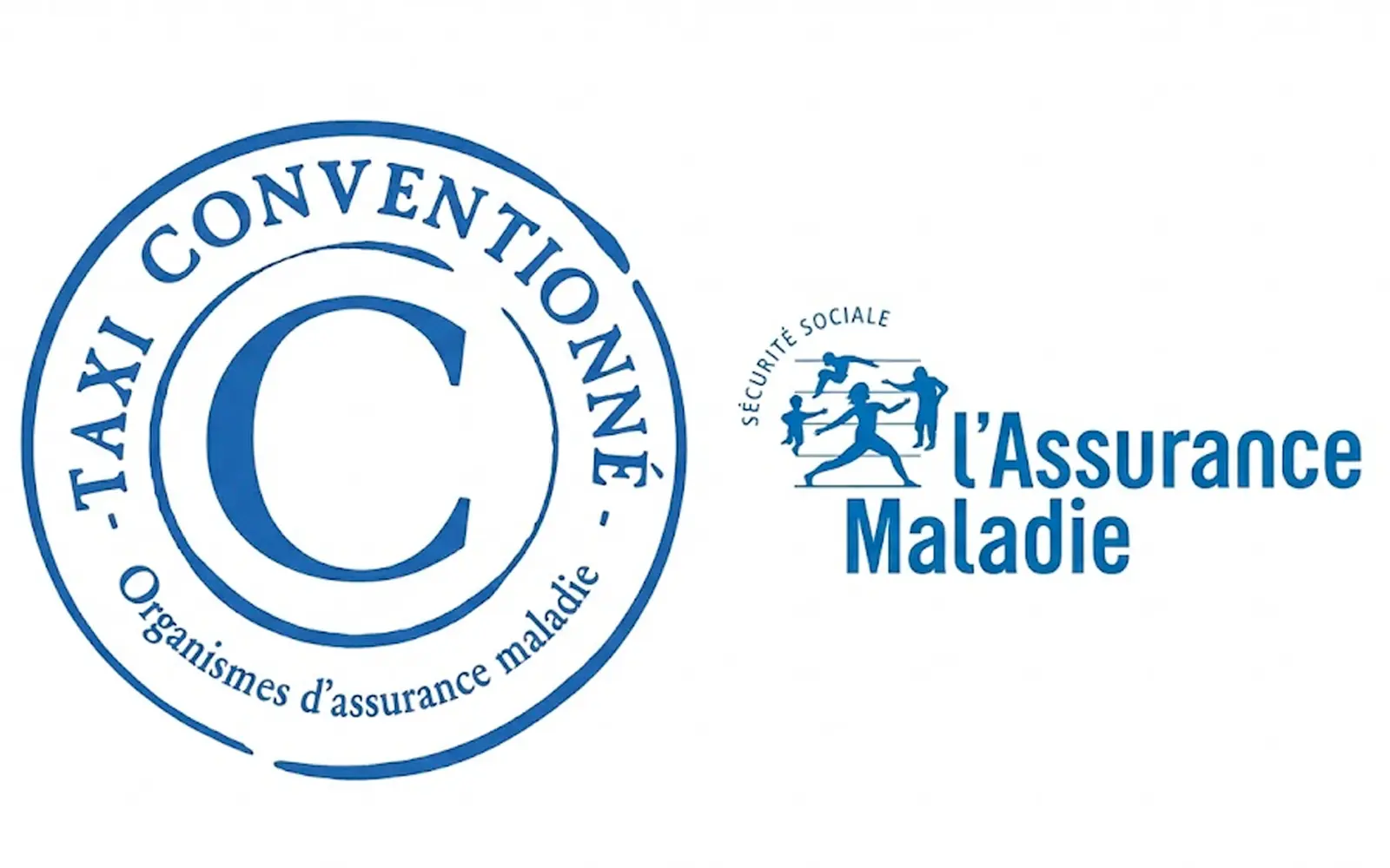 Logo Taxi Conventionné CPAM et Assurance Maladie
